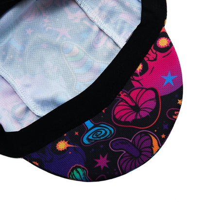 Cappellino da ciclismo con teschio per uomo e donna, cappellino sportivo da esterno, estivo, traspirante, da indossare sotto il casco da ciclismo