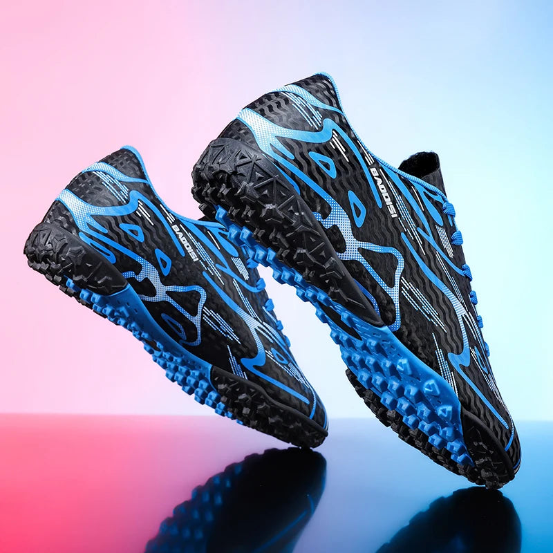 Nouveaux hommes chaussures de Football Sport formation bottes de Football doux ultraléger respirant professionnel baskets unisexe herbe crampons Match
