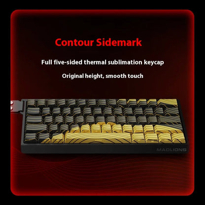 Madcatz Mad60 Mad68 HE 8K Mechanical Keyboard, Magnetic Switch Wired Gaming Keyboard with Rapid Trigger, Hot-Swappable 60% & 68% Custom Mechanical Keyboard