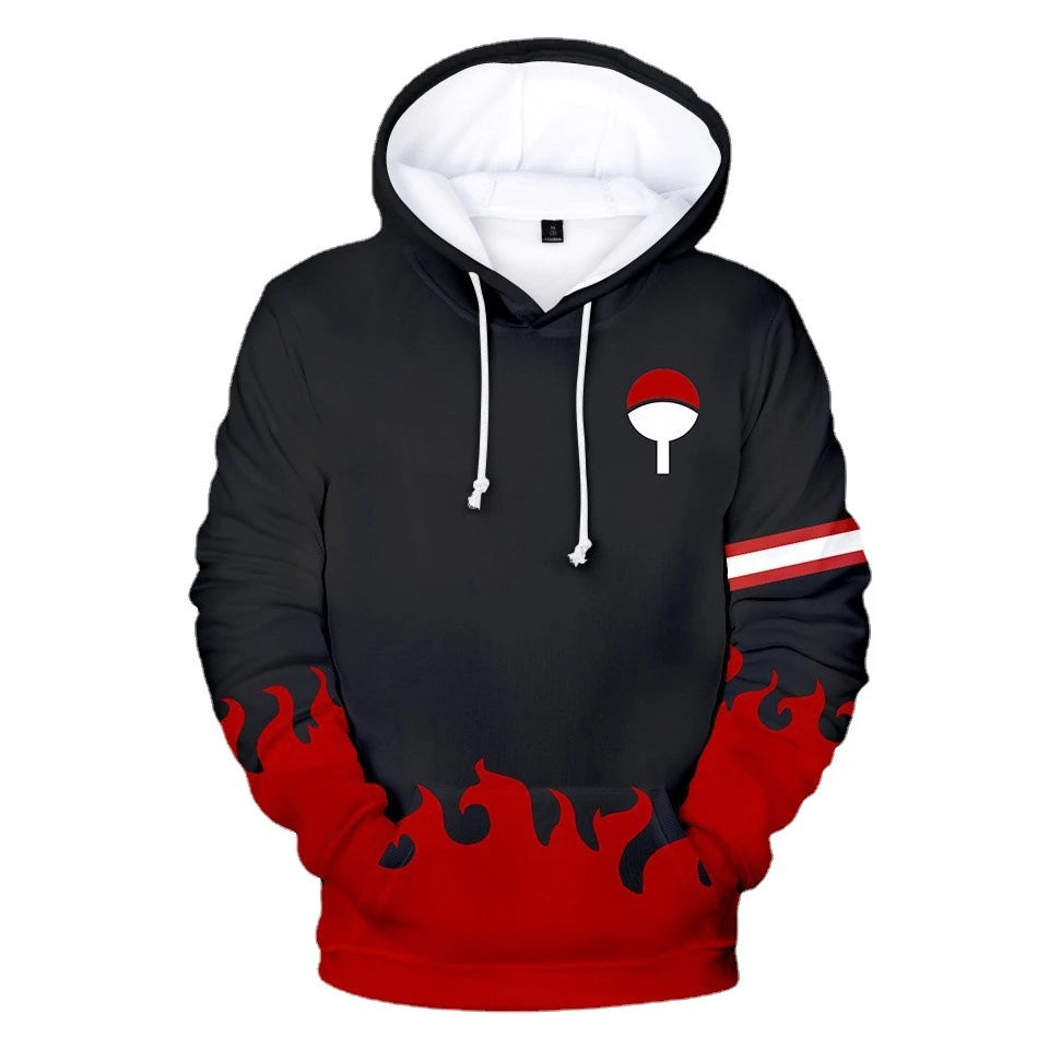 New Naruto Hoodies Character Suit 3D Digital Color Printed Hoodie Sports and Leisure Pullover Hooded Sweatshirt for Men Women