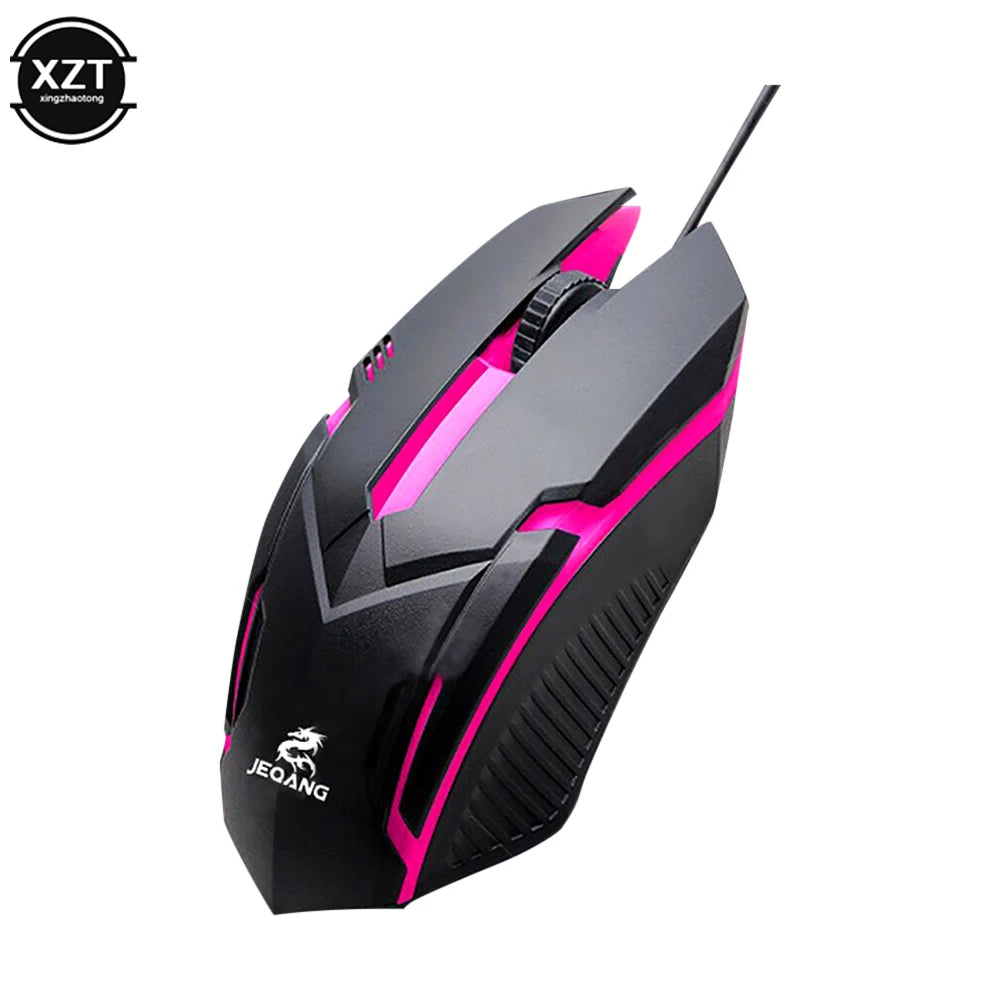 USB Wired Mini Gaming Mouse 1000 DPI Optical RGB Mouse with 3 Buttons, USB Wired Gaming Mouse for PC Desktop Laptop Computer Gamer