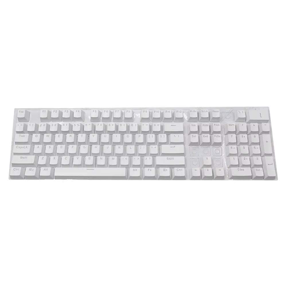104PCS Backlit Mechanical Keyboard Keycaps Set for Cherry MX, ABS Replacement Mechanical Keyboard Keycaps, Universal 104-Key Backlit Keycaps for Gaming & Desktop Keyboards