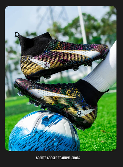 Męskie buty piłkarskie, dziecięce buty piłkarskie, damskie profesjonalne buty piłkarskie, antypoślizgowe buty TF/FG, sportowe buty piłkarskie do użytku na świeżym powietrzu