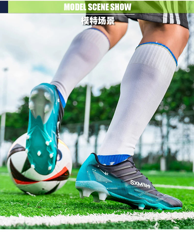 Buty piłkarskie Double Star Adult Youth AG – antypoślizgowe, wytrzymałe buty do piłki nożnej na sztuczną i naturalną trawę, przeznaczone do treningów i meczów, dla mężczyzn i kobiet