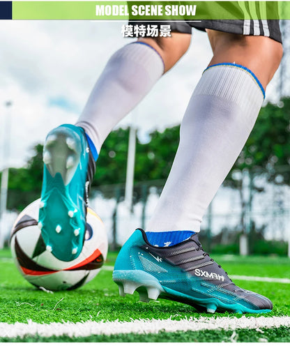 Buty piłkarskie Double Star Adult Youth AG – antypoślizgowe, wytrzymałe buty do piłki nożnej na sztuczną i naturalną trawę, przeznaczone do treningów i meczów, dla mężczyzn i kobiet