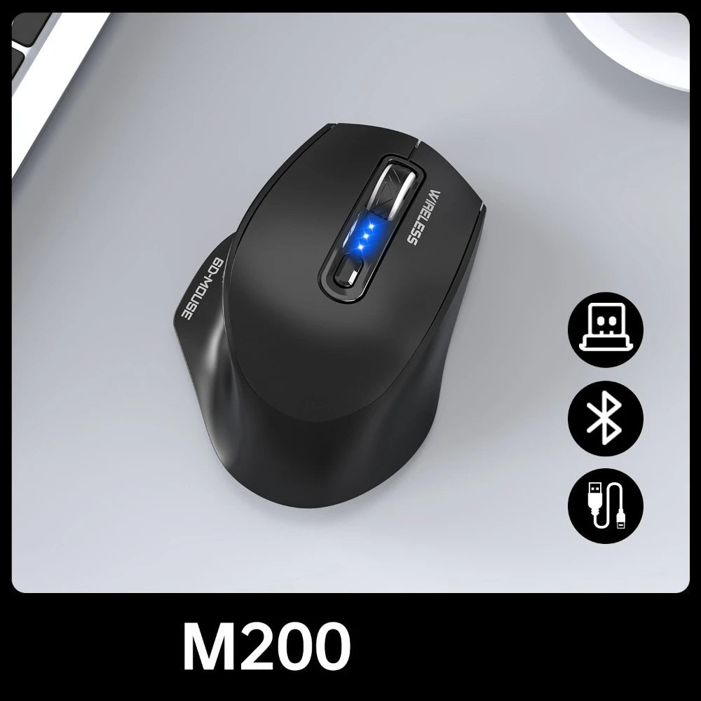 USB Wired Mouse RGB Backlight Silent Ergonomic Mouse with Adjustable DPI for PC, Laptop, Office, Gaming & Home Use