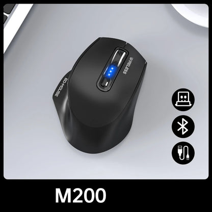 USB Wired Mouse RGB Backlight Silent Ergonomic Mouse with Adjustable DPI for PC, Laptop, Office, Gaming & Home Use