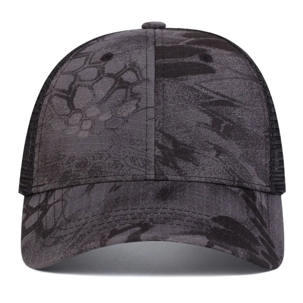 Cappellino da baseball da uomo mimetico, cappello estivo da sole, cappellino da baseball militare mimetico, cappellino tattico traspirante per attività all’aperto