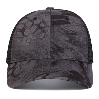 Cappellino da baseball da uomo mimetico, cappello estivo da sole, cappellino da baseball militare mimetico, cappellino tattico traspirante per attività all’aperto