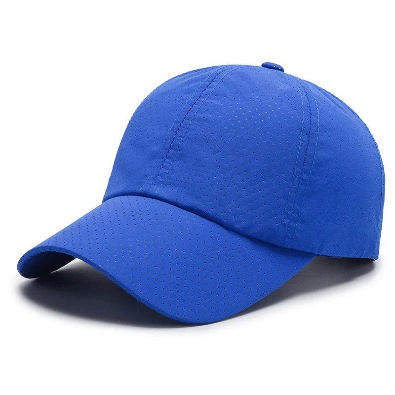 Mesh Quick Dry Cap – Herre-løbe- og sportsbaseballkasket – Dame-golf- og tennis-kasket – Udendørs jogging-kasket – Åndbar solhat