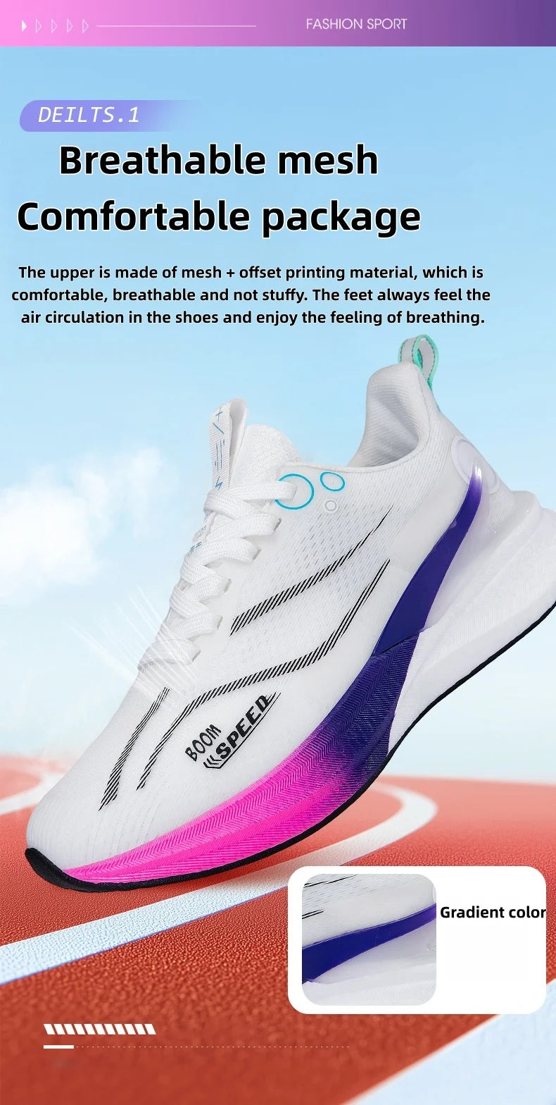2025 professionelle Marathon-Laufschuhe für Herren und Damen mit Carbonplatte, Stoßdämpfung, ultraleichtem Design und stabilem Halt