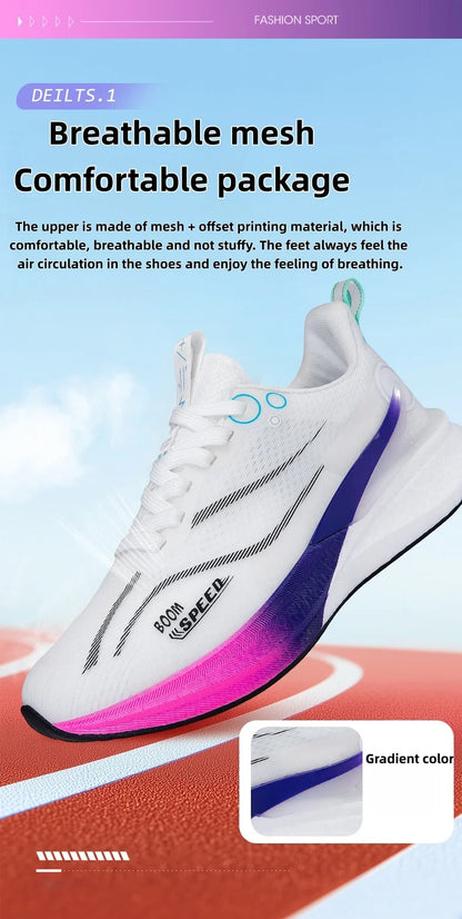 2025 professionelle Marathon-Laufschuhe für Herren und Damen mit Carbonplatte, Stoßdämpfung, ultraleichtem Design und stabilem Halt