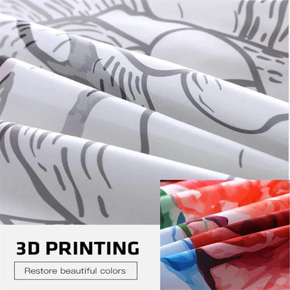 Motorcycle Fleet VR-46 Pattern Quilt Cover With Pillowcases Microfiber 3D Digital Printed Bedding Set Twin Full Queen King
