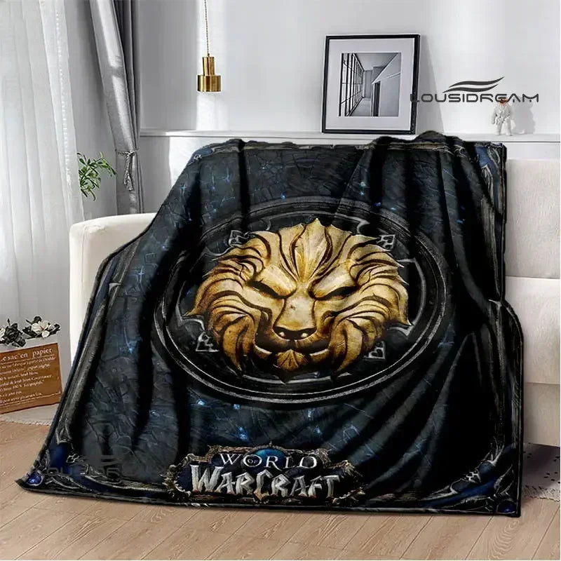Game World of Warcraft Printed Blanket Picnic blanket Warm Flannel blankets Home bed linings blankets for beds Birthday Gift