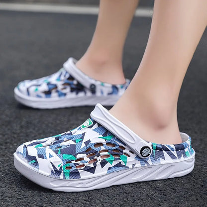 Nouvelle mode sandales hommes sabots sandales confortables respirant plage sandales hommes femmes sabots pantoufles fond souple hommes chaussures