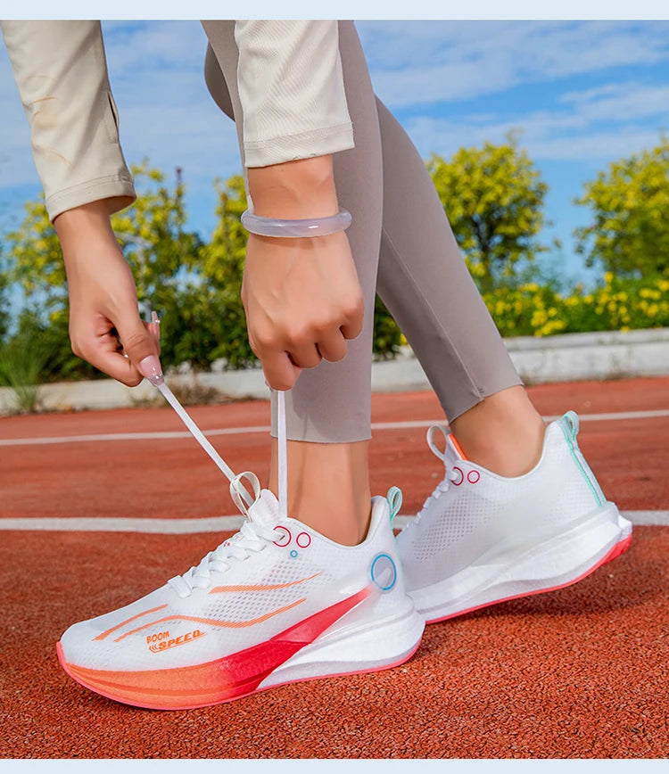 2025 Men's And Women's Professional Carbon Board Marathon Running Shoes Shock Absorption Ultra-light Stable Support Sports Shoes