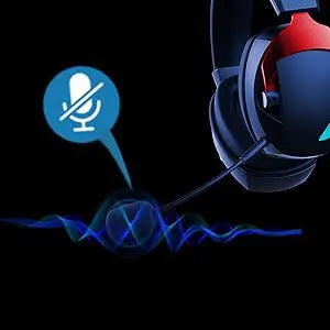 Wireless Gaming Headset with Detachable Noise Cancelling Microphone – 2.4G Wireless, Bluetooth 5.3 & 3.5mm Wired Gaming Headphones for PS5, PC, Xbox, Mobile
