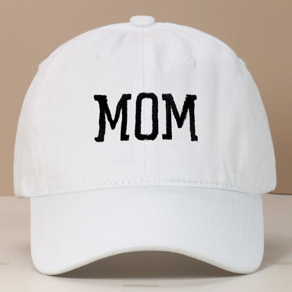 Mom and Dad Embroidered Baseball Hat Retro Sports Running Sunscreen Leisure Daily Versatile Travel Duck Tongue Hat