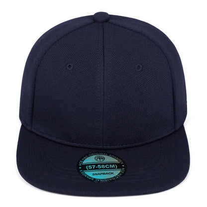 Casquettes Snapback fermées à l'arrière, non réglables, pour homme, de qualité, style hip-hop, ajustées, pour adulte, couleur unie, casquettes de baseball, 57-58 cm, pour petits visages