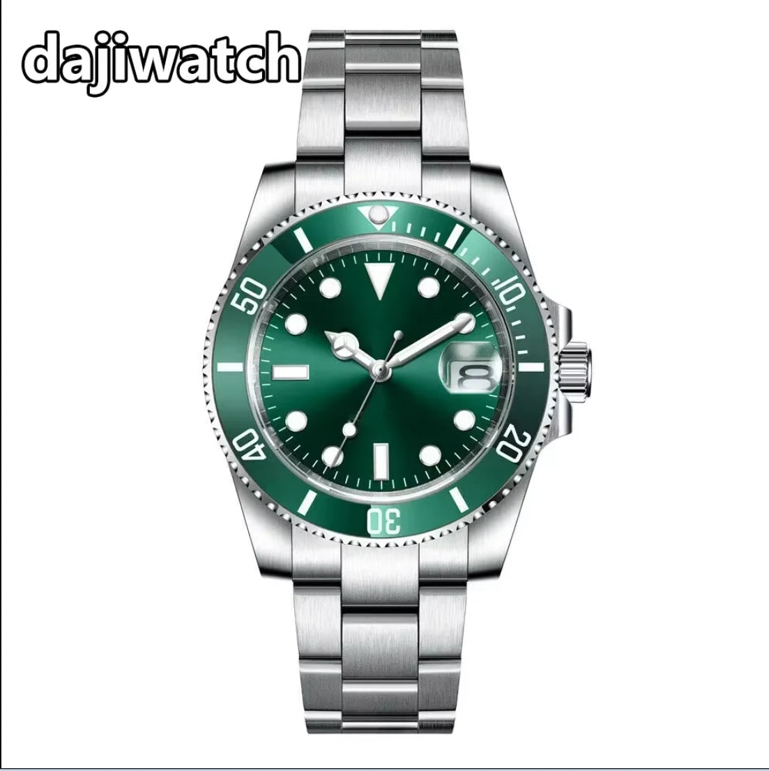 DIY Custom Automatic Watch Logo For Man High Quality NH35 Diving Mechanical Watches Sapphire Waterproof Ceramic Bezel 120 Click