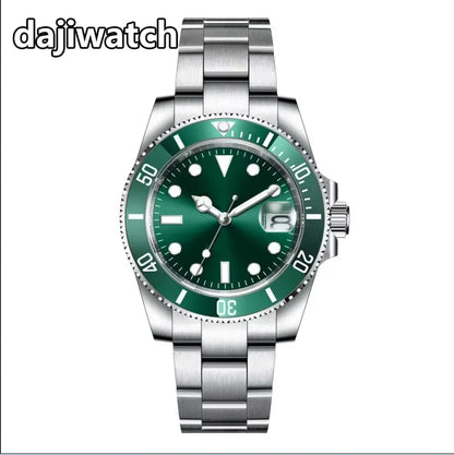 DIY Custom Automatic Watch Logo For Man High Quality NH35 Diving Mechanical Watches Sapphire Waterproof Ceramic Bezel 120 Click