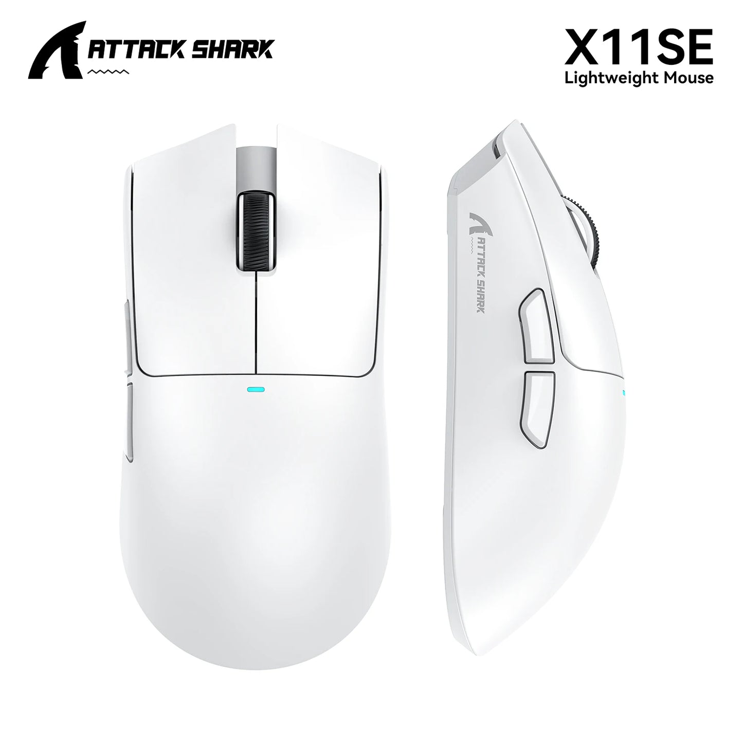 ATTACK SHARK X11 Wireless Gaming Mouse, 22K DPI PAW3311 Tri-Mode Gaming Mouse, Bluetooth 2.4G Wired RGB Lightweight Gaming Mouse