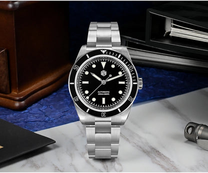 San Martin Vintage 38mm 6200 Diver Watch New Upgraded for Men Luxury NH35 Automatic Mechanical Sapphire Waterproof 200m Relojes