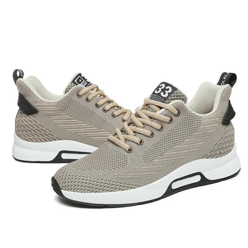 Nouvelles baskets pour homme, chaussures rehaussantes, semelles intérieures de 8 cm, respirantes en maille, chaussures de sport pour augmenter la taille