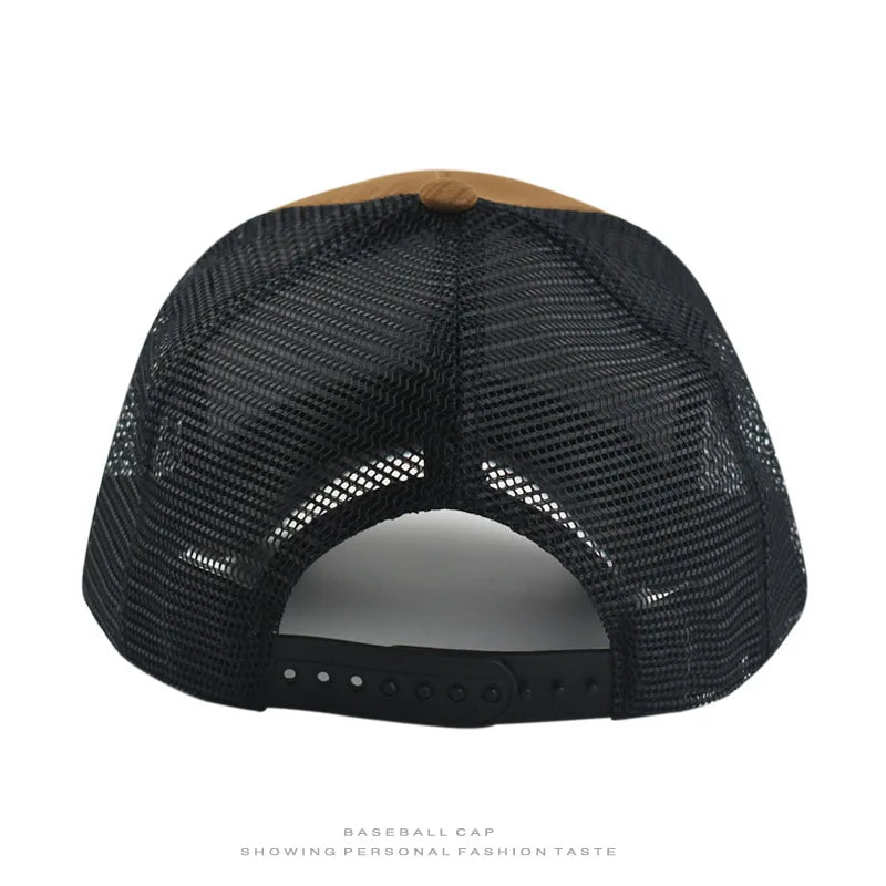 1 Breathable Sun-Protective Embroidered Baseball Cap with Eagle Embroidery, Personalized Design, Unisex, Suitable for Daily Casual Outdoor Use, Sunshade Mesh Cap, Holiday Gift
