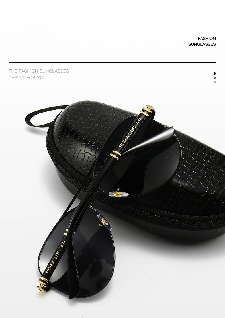 Classic Big Pilot Sunglasses Men Women Luxury Metal Black Aviation Sun Glasses Male Fashion Driving Vacation Shades UV400 Goggle