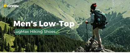 Fittington Wide Sneakers for Men Slip-On Hiking Shoes Soft Comfortable Men Running Shoe Slip-Resistant Walking Shoes with Arch Support