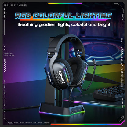 ONIKUMA Noise Cancelling Headphone Wired Game Headset Music Earphones 3.5MM Suitable For Computer Laptop With Microphone X12