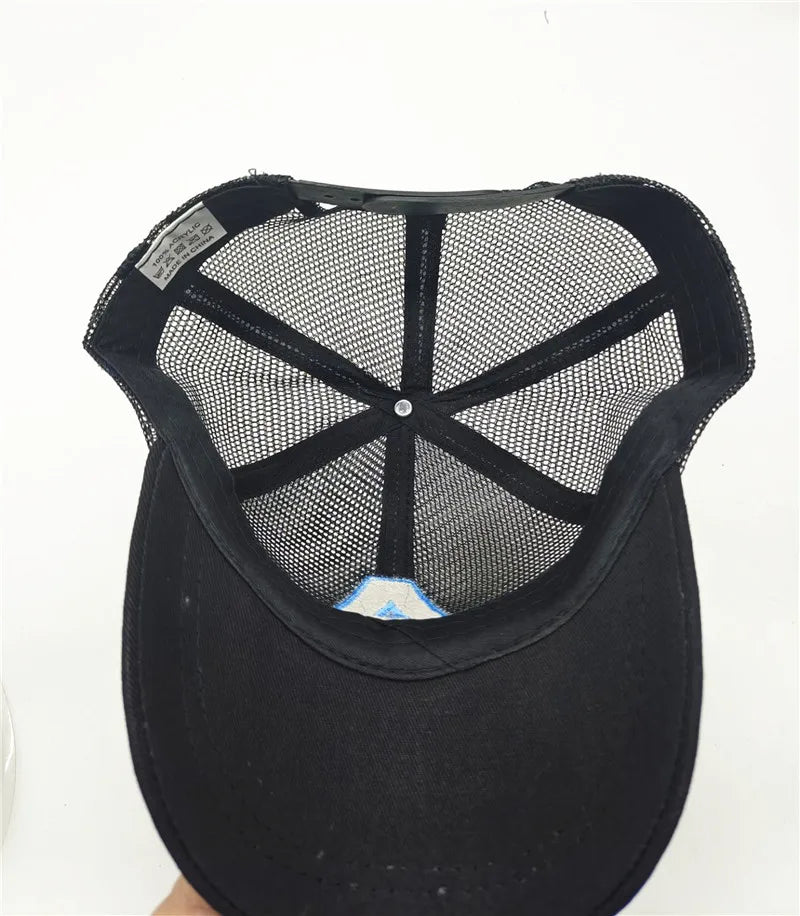 Summer autumn Kid Boy Cartoon Letter Embroidered Baseabll Caps Children Girls Outdoor Leisure Mesh Sport hats