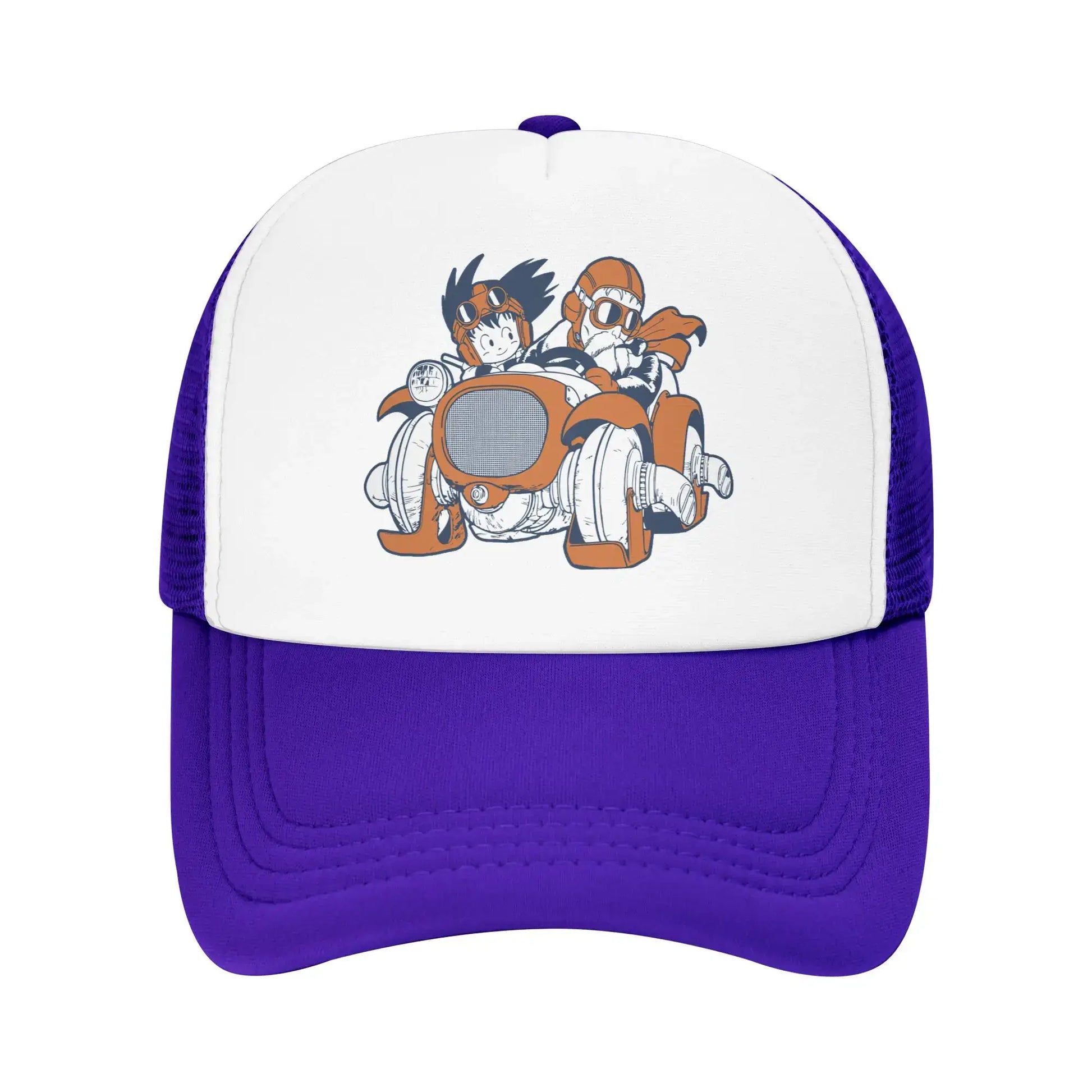 Goku Muten Roshi Dragon Ball Z Baseball Caps Sport Sun Hat Anime DBZ Hats Breathable Polyester Trucker Cap Summer Trucker Caps, Produit gaming premium Fraquane