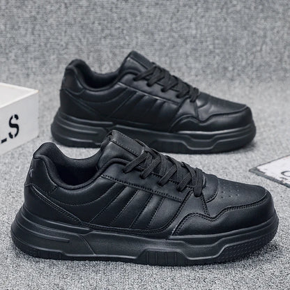 Plus Big Size 50 51 52: zapatillas de cuero para hombre, zapatillas deportivas informales, zapatillas planas de skate para dropshipping