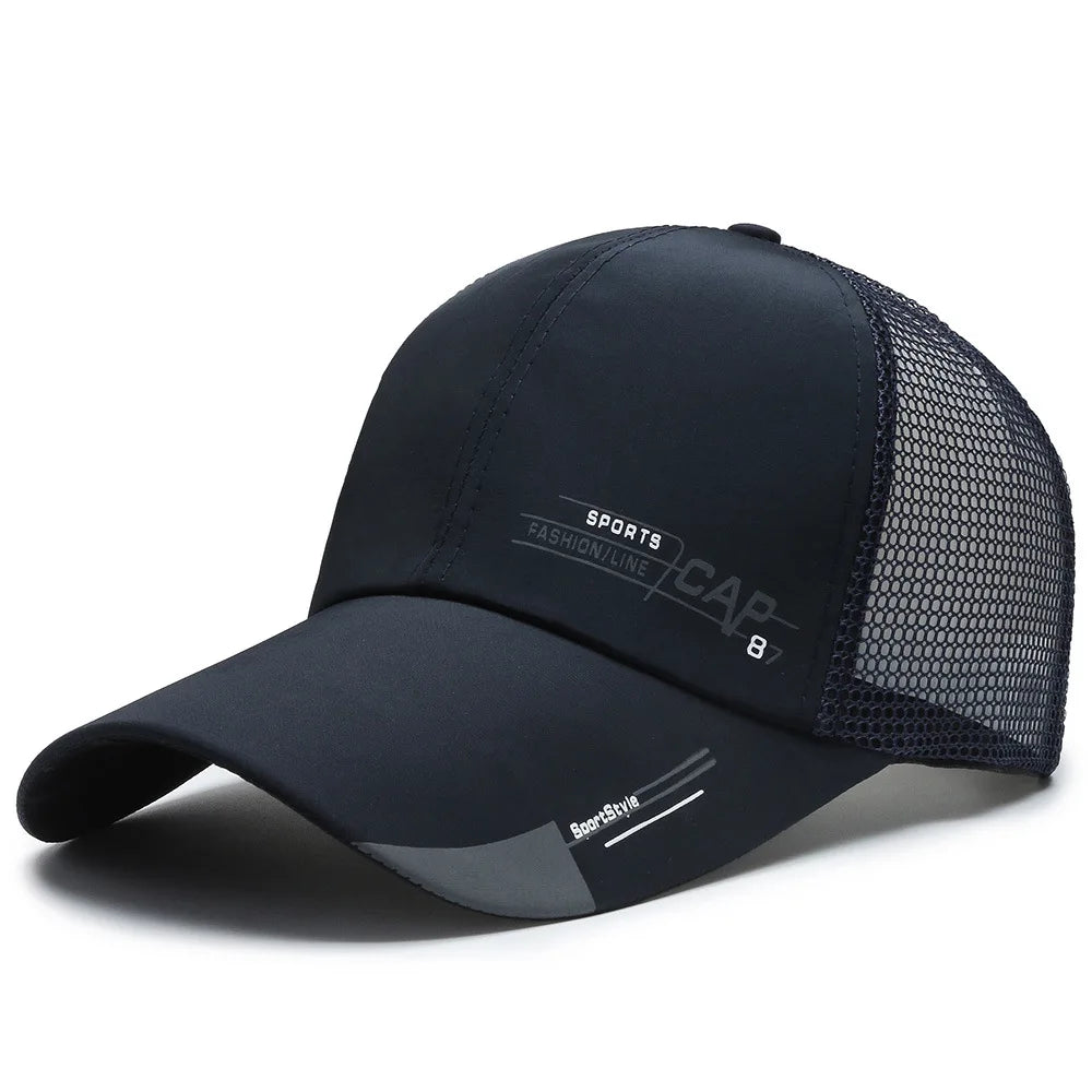 Chapeau de pêcheur coréen pour homme, en maille respirante, à séchage rapide, pour l'été
