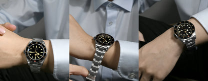 San Martin 40mm NH35 Automatic Men Diving Watch 20ATM Waterproof BB58 Sapphire Wristwatch BGW-9 C3 Luminous Reloj SN0008C/D