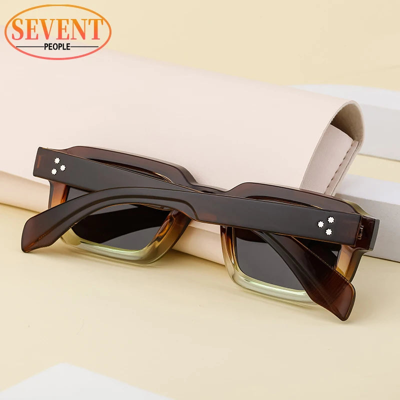Polarized Square Sunglasses Men 2026 Luxury Brand Designer New Fashion Rectangle Sun Glasses For Women Driving Shades Eyewear