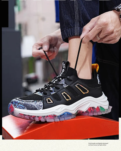 2023 new Shoes For men Sneakers Male casual Mens Shoes tenis Luxury shoes Trainer Race Breathable Shoes fashion loafers running