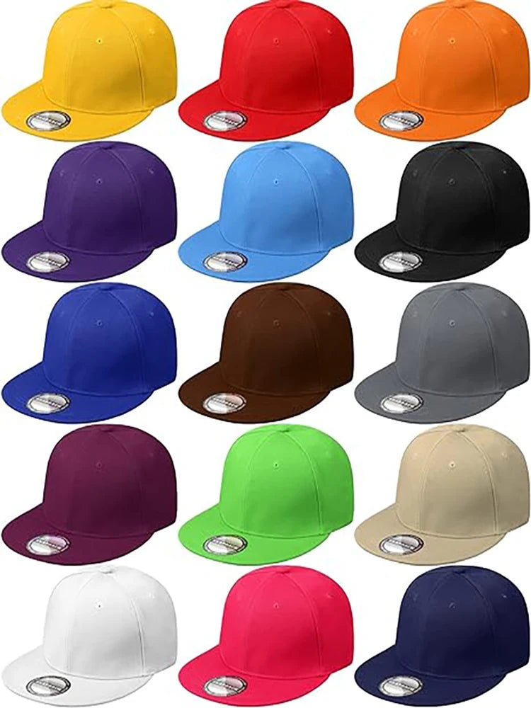 Cappellino da baseball a visiera piatta con logo personalizzato stampato o ricamato, cappellino unisex da esterno, cappellino hip hop "Dad Hat", gorras da uomo, cappellino street snapback