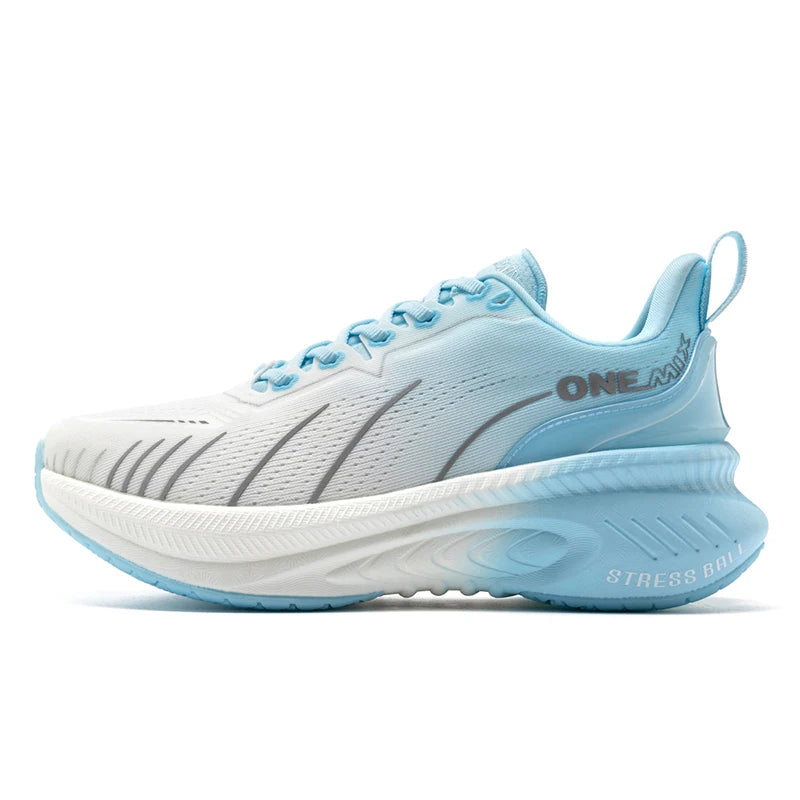 Baskets pour femme ONEMIX noires, chaussures de course respirantes pour femme, modèle de créateur, livraison gratuite, chaussures de sport roses à amorti