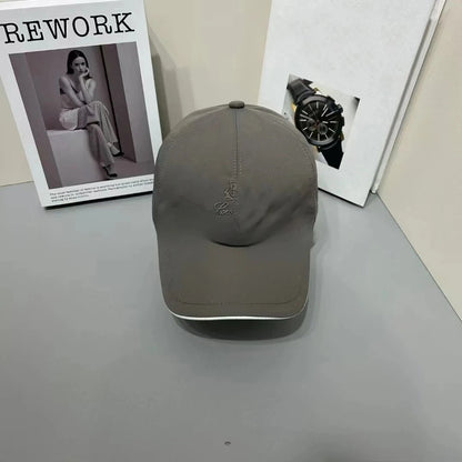 Casquette de baseball unie pour homme et femme, tendance, polyvalente, chapeau de soleil