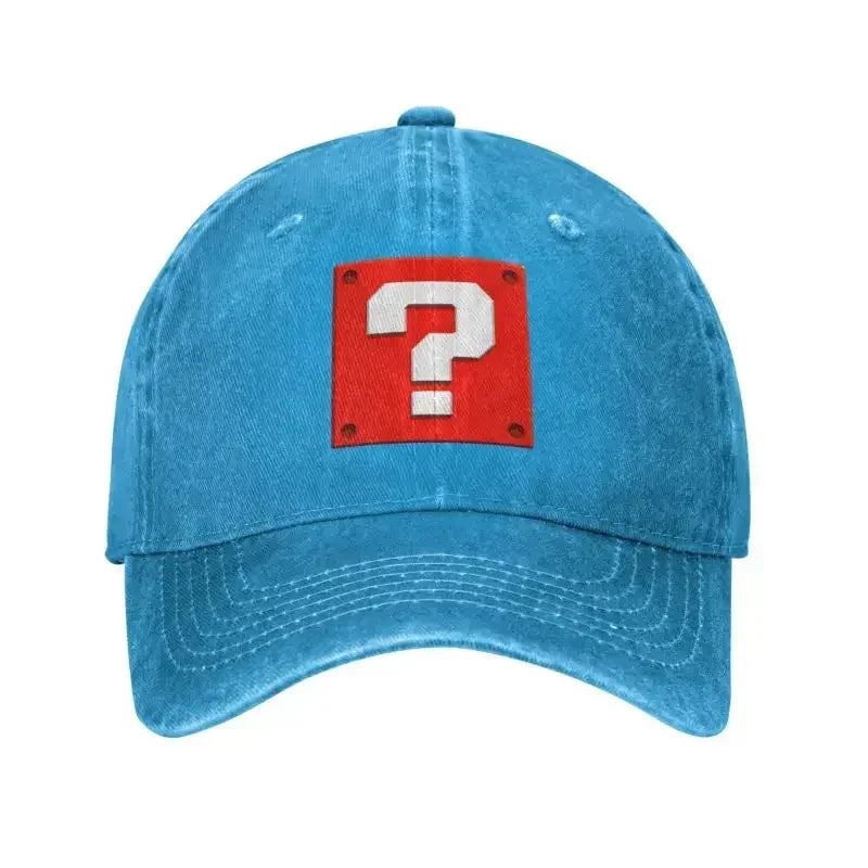 Módní kreslená hra s otázkami – kšiltovka s blokem, baseballová čepice, dámská, pánská, nastavitelná, unisex, bavlněná, „Dad Hat“, sportovní kšiltovky typu snapback