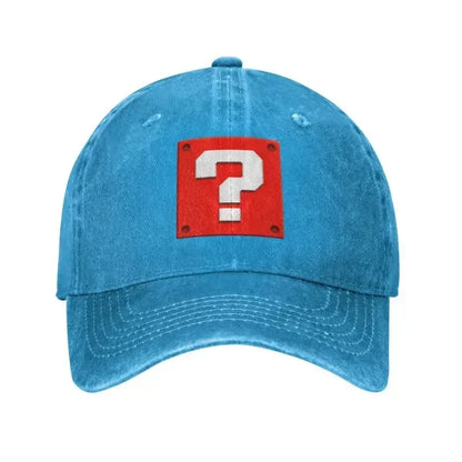 Módní kreslená hra s otázkami – kšiltovka s blokem, baseballová čepice, dámská, pánská, nastavitelná, unisex, bavlněná, „Dad Hat“, sportovní kšiltovky typu snapback