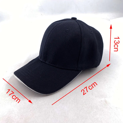 Cappello per adulti con LED e fibra ottica, cappellino alla moda, cappello di tendenza per discoteca, concerti, balli in maschera, eventi all’aperto e divertimento, cappello rap estivo