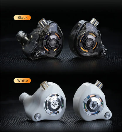 KZ Gale Gaming IEM Earphones – HiFi Super-Linear Driver In-Ear Monitor with Detachable Silver-Plated 2-Pin Cable