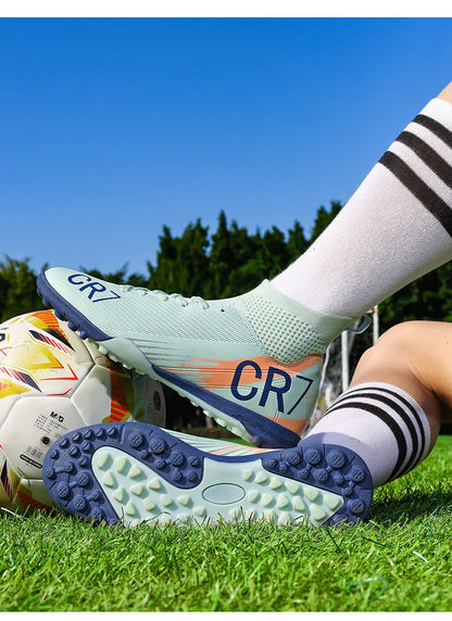 Botas de fútbol para hombre nuevas en oferta, zapatillas profesionales de futsal de alta calidad, tacos de fútbol para mujer unisex, ultraligeras TF/FG