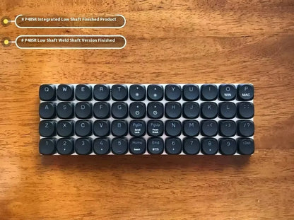 Planck 48 Wired Keyboards Full 1u Orthogonal Inline Keyboard Single Mode Customized Hot-Swap Mechanical Gaming Keyboard Gifts
