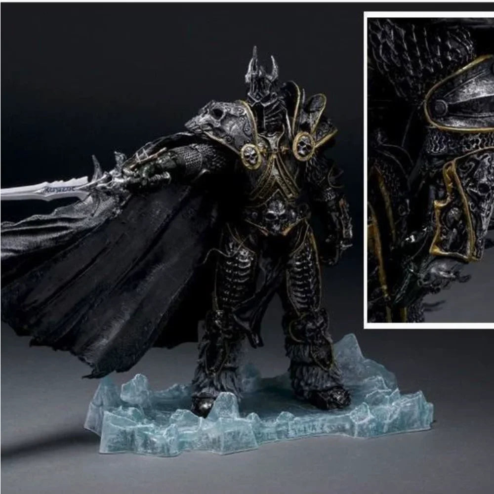 21cm World of Warcraft Game Peripherals 7th Lich King Illidan Stormrage Anime Figure Model Desktop Decoration Gifts Toys Kids