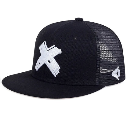 New Adult Snapback Caps Male Hip Hop Baseball Cap 3D Embroidery Flat Peak Caps Men Women Fitted Band Rock Hiphop Hat Female Bone